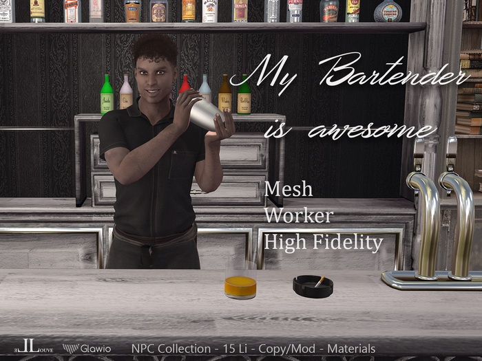 Second Life Marketplace - Le Louve Studios - My Bartender Is Awesome