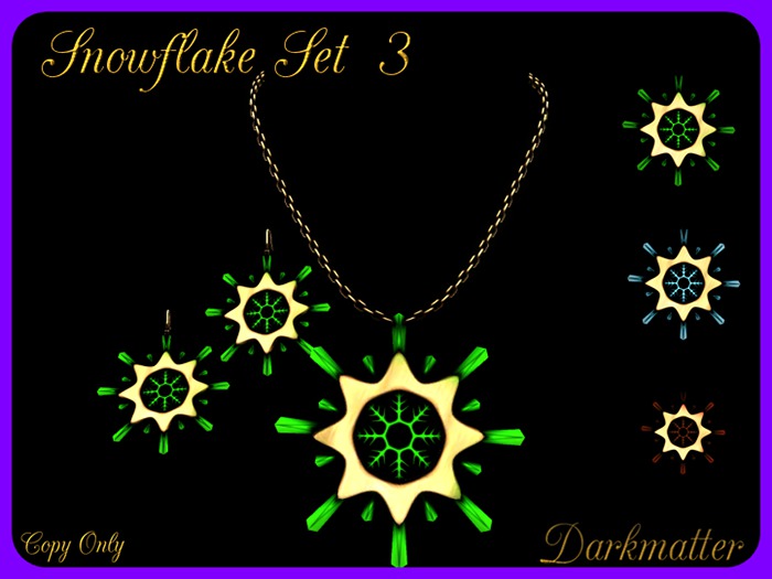 Snowflake Set 3