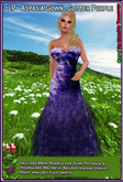 ~LP~Aspasia Gown [Boxed]  Glitter Purple