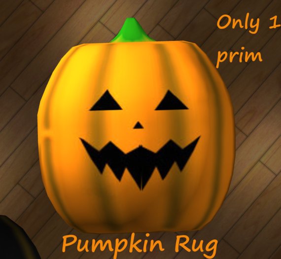 Halloween Pumpkin Rug