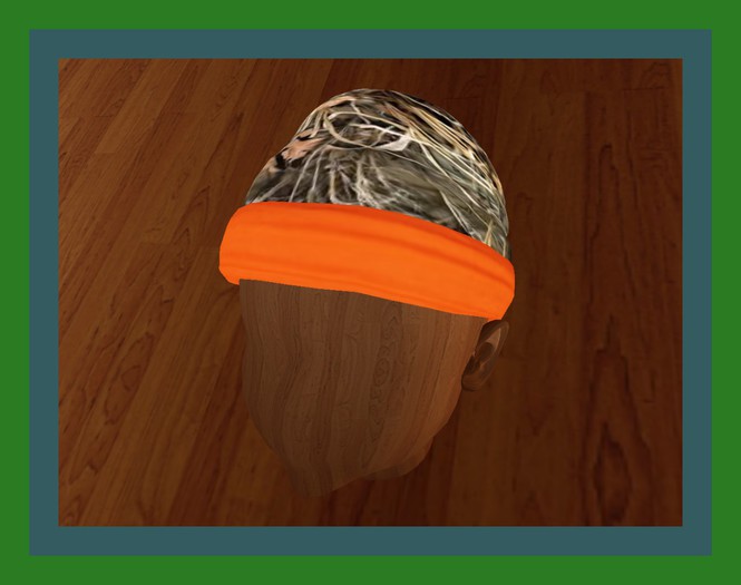 *Nerd*Baby*Design* Orange Camo (Zooby Knit Cap)