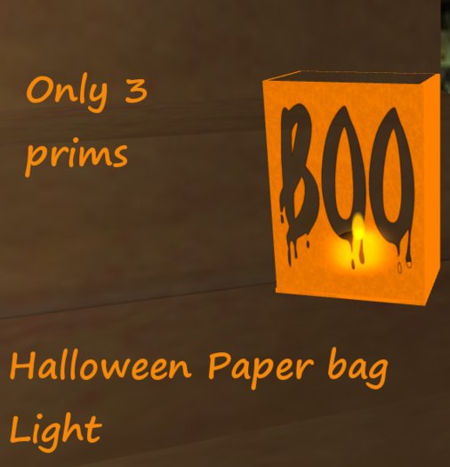 Halloween Paper Bag Light