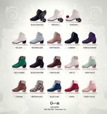 The Secret Store - Ice Skates - Blue Plaid