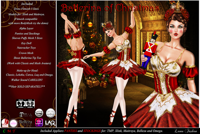-Lamu Fashion-Outfit *Ballerina of Christmas*