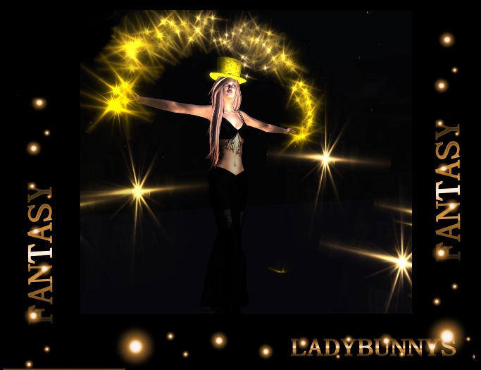 *•FaNtAsY FX Particles•*Dance Gold Avatar Sparkles