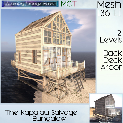 ~ASW~ The Kapa'au Salvage Bungalow