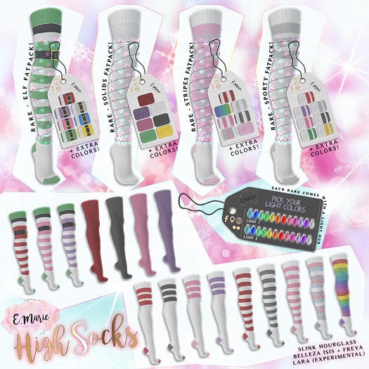 e.marie // High Socks - Sporty RARE {HG}