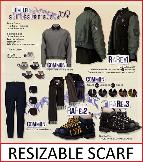 SCARF V.2 RIGGED 2 [SEMLLER SKI RESORT GACHA] TMP