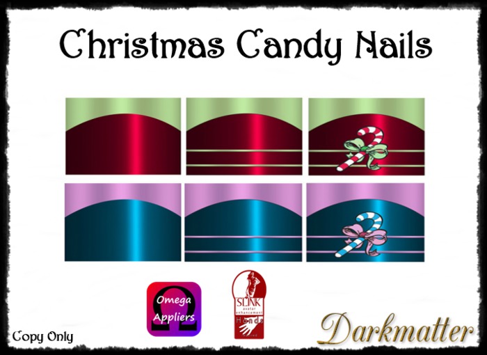 Christmas Candy Nails