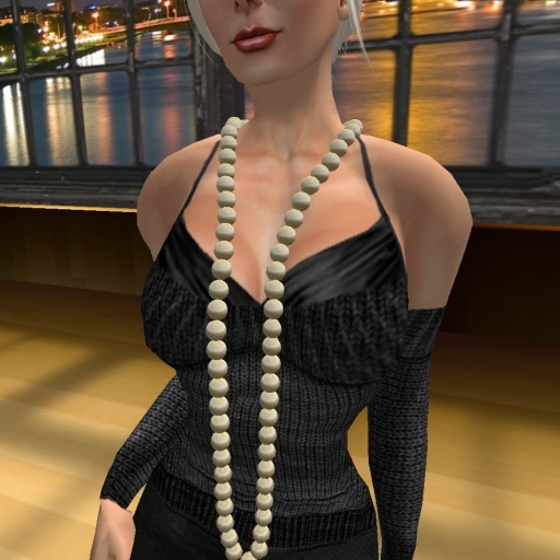 Light Gold Big Long Necklace