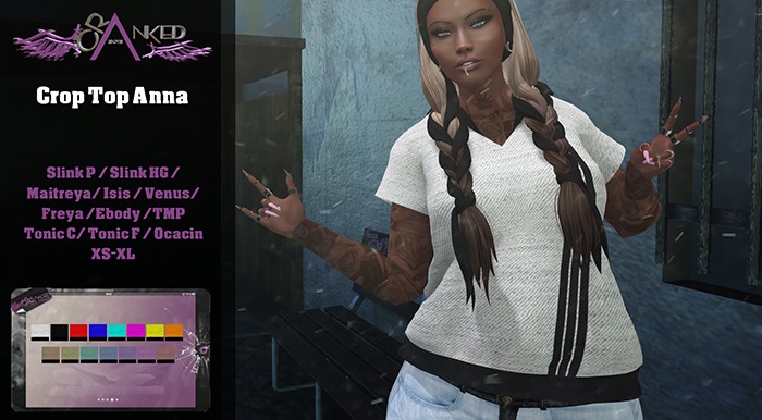 #Cranked# Crop Top Anna