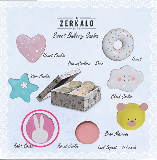 [ zerkalo ] Sweet Bakery - Bear Macaron