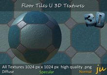 JU Floor Tiles U 3D Textures Full Perm