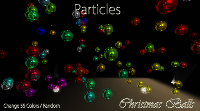 Balls Christmas Private Dance Disco Party Rez Object - Menu Driven - 55 Colors - Random Mode Party Event Disco Show