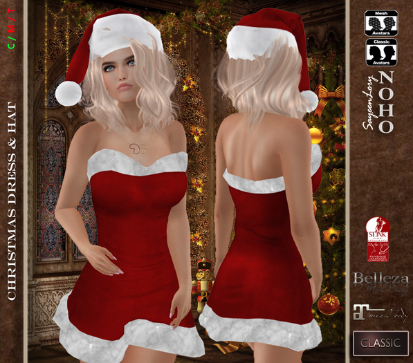 [NOHO] My Christmas Outfit #4 [mesh - box] red