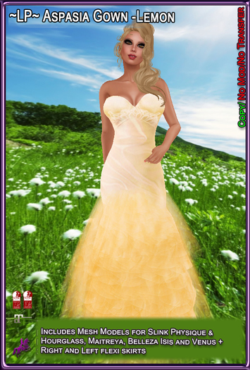 ~LP~Aspasia Gown [Boxed]  Lemon