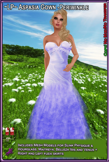 ~LP~Aspasia Gown [Boxed] Periwinkle