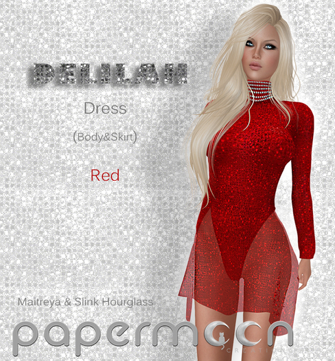 PaperMoon DELILAH Dress - Red