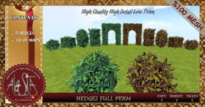 ALESTA << Mesh Hedges Pack 1