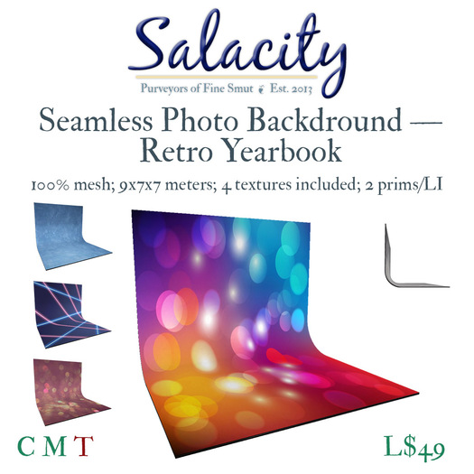 Salacity - Seamless Photo Background Retro Yearbook