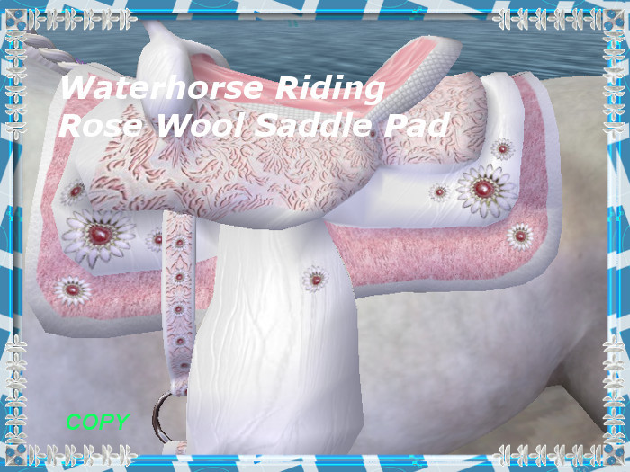 Waterhorse Riding Saddle Pad Wool Rose