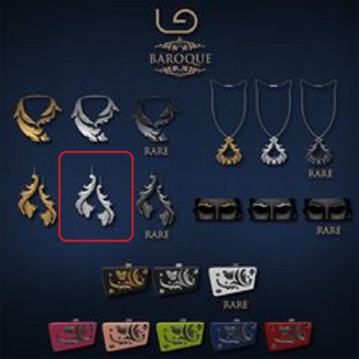 LaGyo_Baroque earrings Silver 