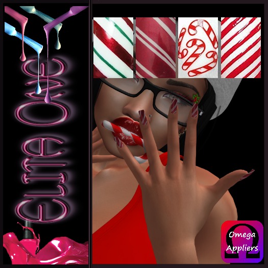 ~EO~ Candy Cane Omega Hud