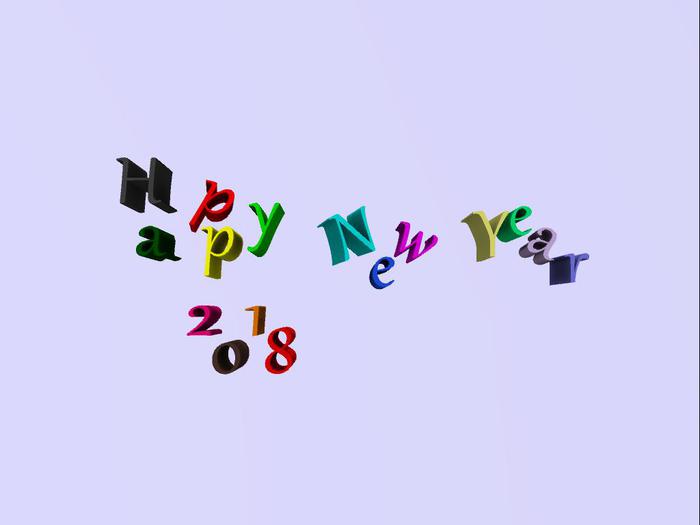 Happy New yr 18 full perm  (boxed)