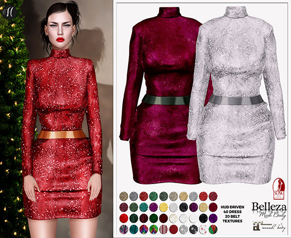 [hh] Blanche Dress FESTIVE XMAS PACK