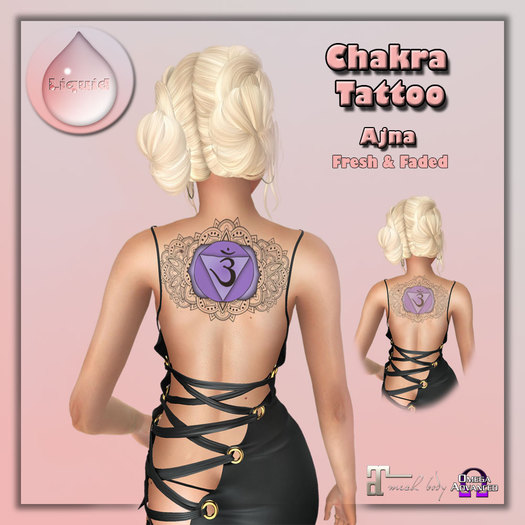 Liquid ~ Chakra Tattoos ~ Ajna