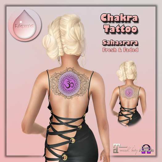 Liquid ~ Chakra Tattoos ~ Sahasrara