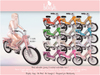 Blush motorcycle vintage 12 colors adult