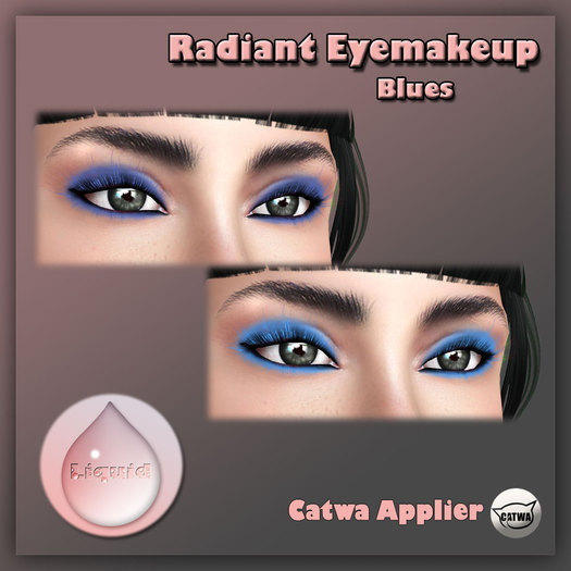 Liquid ~ Radiant Eyemakeup Catwa ~ Blues