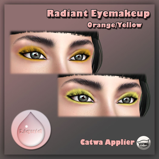 Liquid ~ Radiant Eyemakeup Catwa ~ Orange/Yellow 