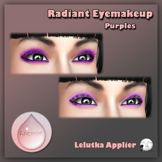 Liquid ~ Radiant Eyemakeup Lelutka ~ Purples