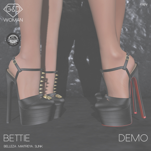 Second Life Marketplace G&D Shoes Bettie DEMO (wear)