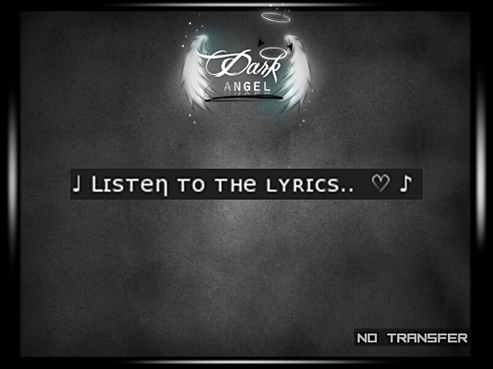 LISTEN TO THE LYRICS! GESTURE