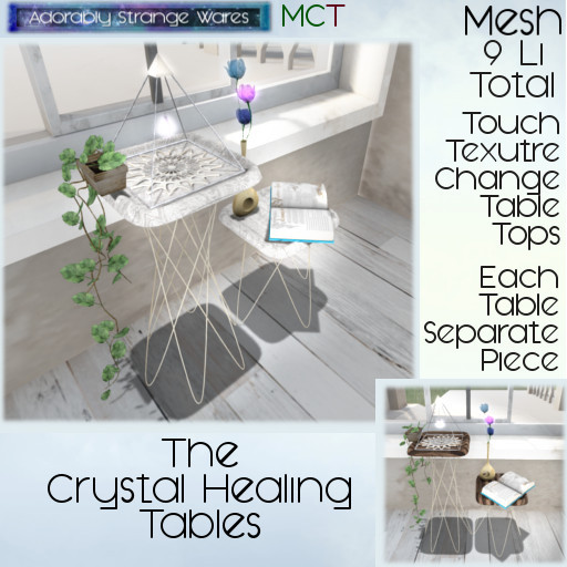 ~ASW~ The Crystal Healing Tables