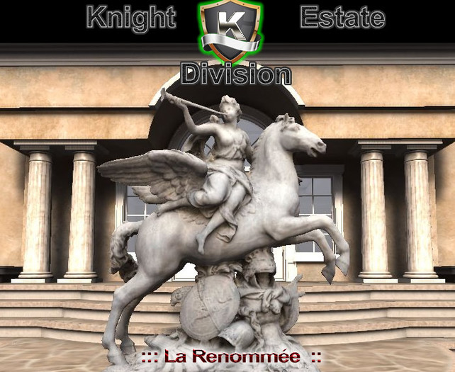 ** Louvre Museum Collection ** La Renommee - Realistic Statue