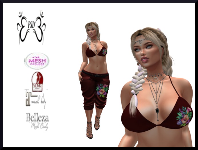PSD! Calli Lilly Outfit Red