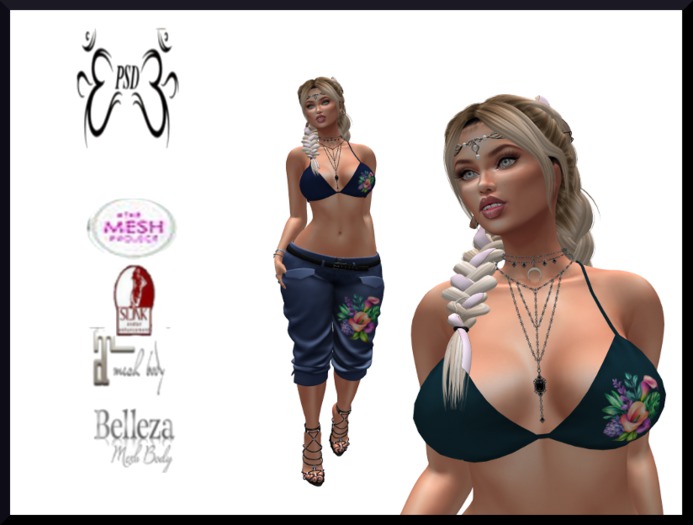 PSD! Calli Lilly Outfit Teal