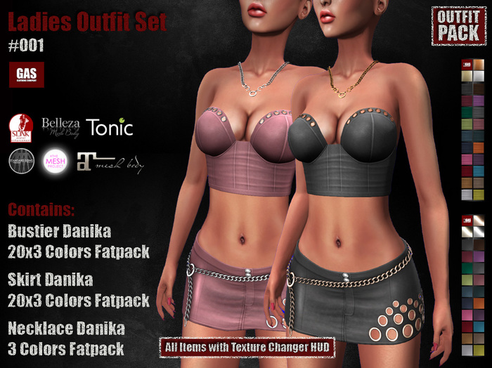 GAS [Ladies Outfit Set #001] Demo