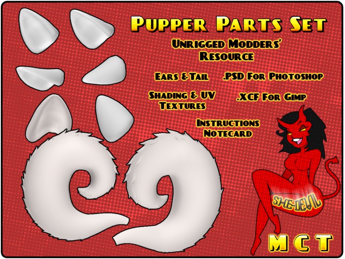 Pupper Parts Set - Full Perms