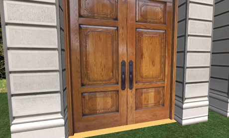 Second Life Marketplace Formal Traditional House Entrance Door Formal Traditional House Entrance Door