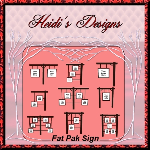Heidi's Sign Fat Pak