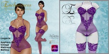 ![Enchantress] Hattie Lingerie Purple