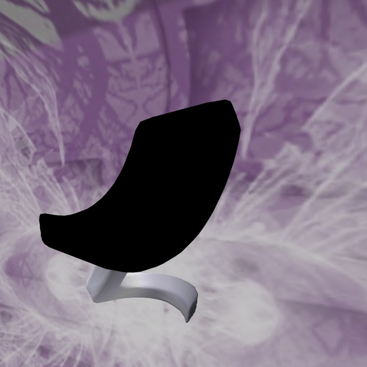 Chair, Two Prim, Black by Em Larsson