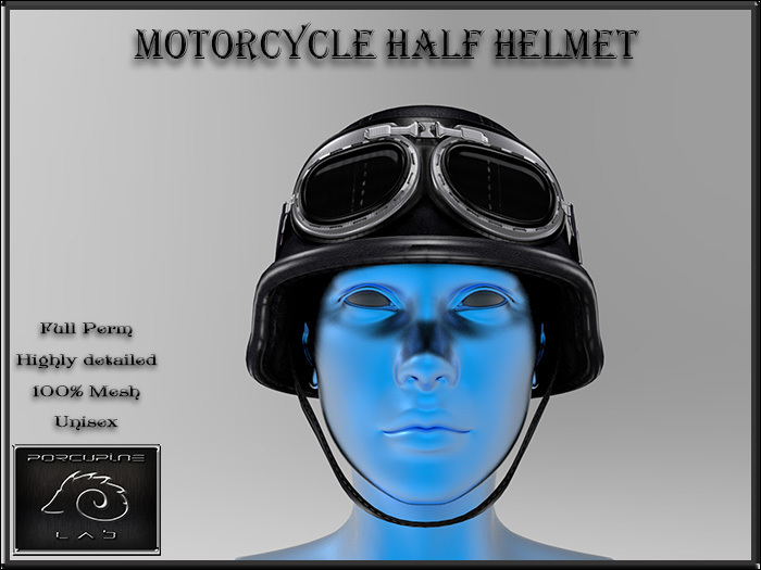 [PL] -  FULL PERM - Motorcycle Half Helmet -