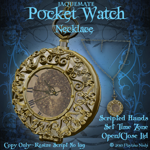 *JaqueMate*-Pocket Watch-Necklace