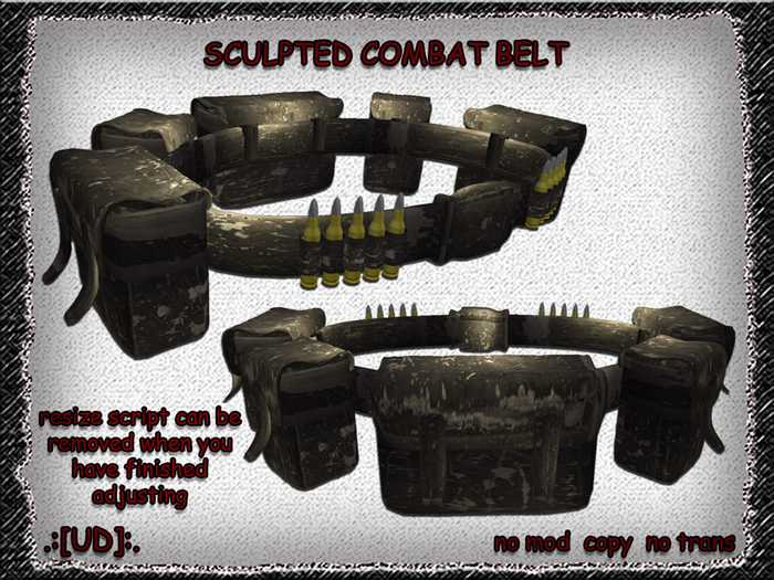 .:[UD]:. Sculpted Combat Belt (box)